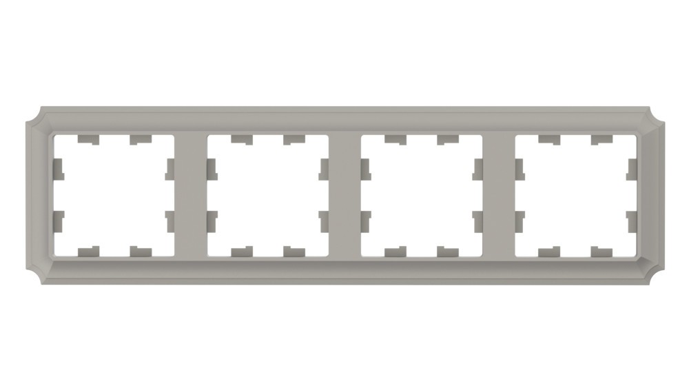 AtlasDesign Рамки Antique Рамка Systeme Electric AtlasDesign Antique Шампань 4-ая, универсальная ATN100504