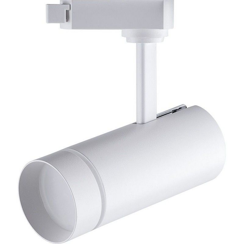 Трековые светодиодные светильники Светодиодный светильник Feron AL106 трековый на шинопровод 20W 4000K 80 градусов белый  32446 