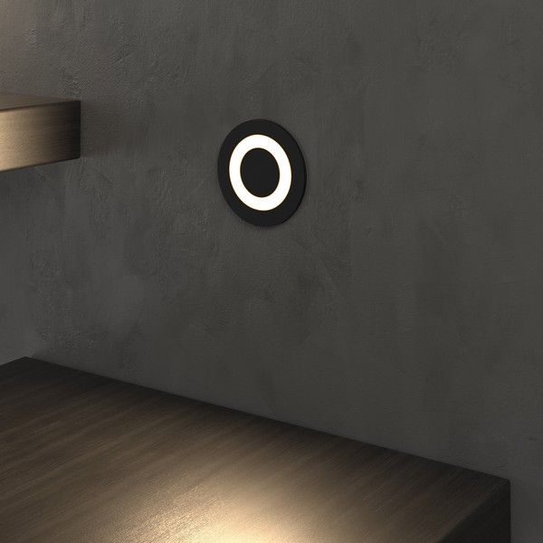 Встраиваемые светодиодные светильники Подсветка для лестниц Elektrostandard и дорожек MRL LED 1107 чёрный 