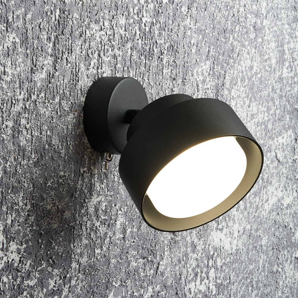 Накладные светодиодные светильники Светильник Feron HL3670 AURA 12W 230V GX53 чёрный 48412 