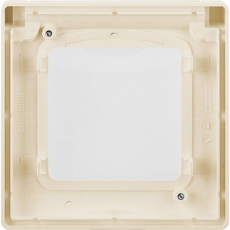 Legrand Inspiria Рамки Рамка Legrand INSPIRIA Слоновая кость с защитной крышкой IP 44 673921