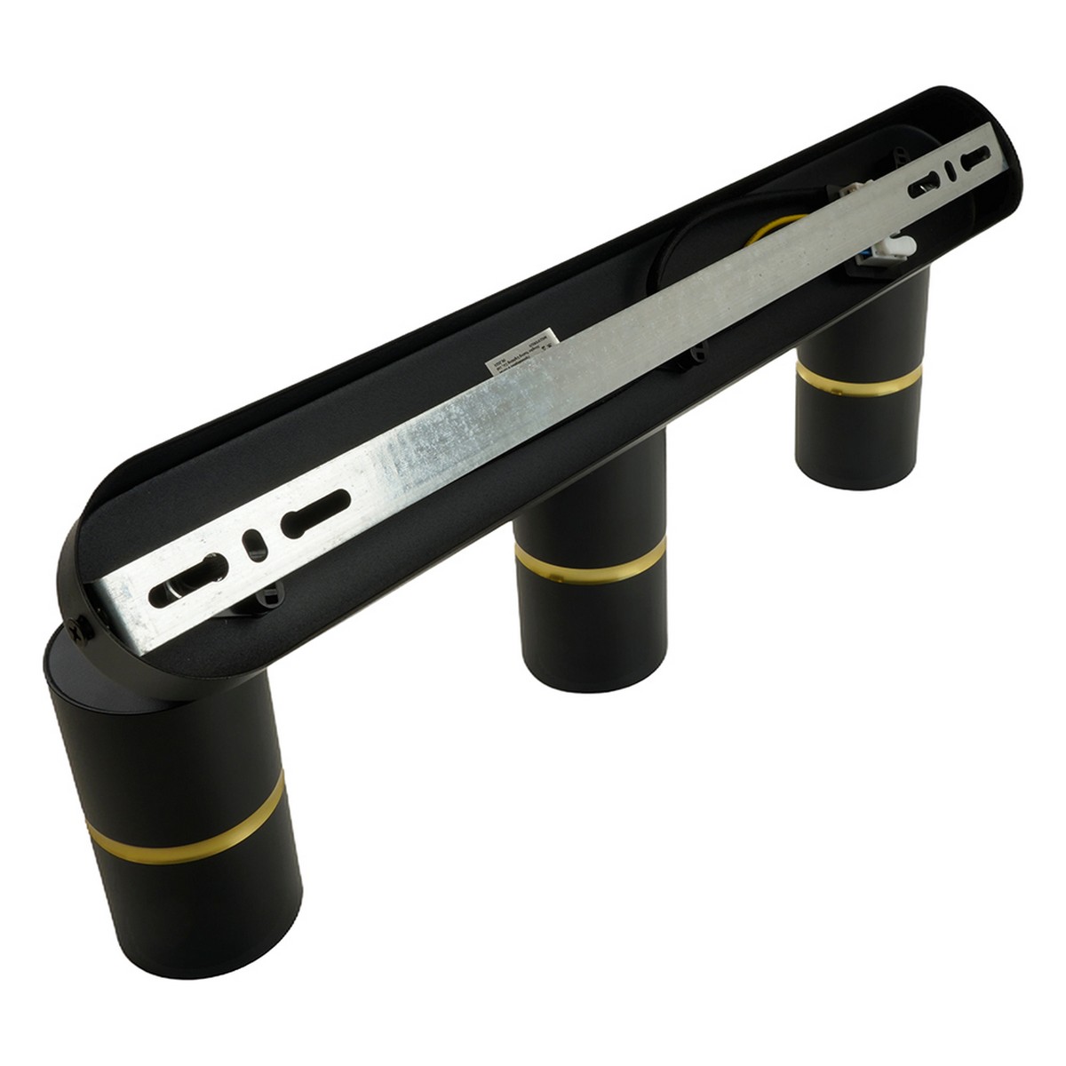 Светильники споты светодиодные Светильник спот Feron ML1863 ZEN настенно-потолочный GU10 чёрный золото 48645 