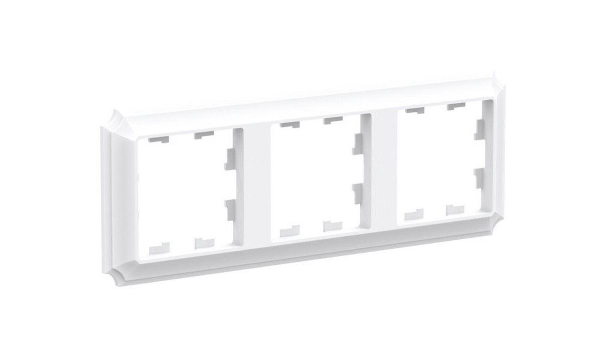 AtlasDesign Рамки Antique Рамка Systeme Electric AtlasDesign Antique Лотос 3-ая, универсальная ATN101303