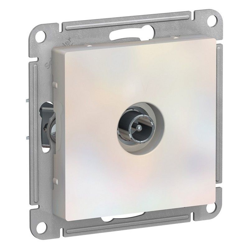 AtlasDesign Жемчуг Розетка TV Systeme Electric AtlasDesign Жемчуг оконечная 1DB, ATN000491