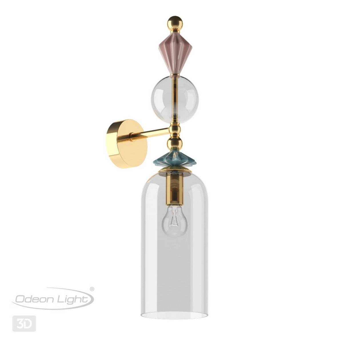 Бра Бра ODEON LIGHT 4855/1WA BIZET 