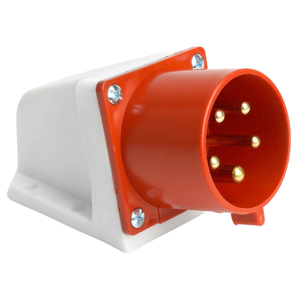 Силовые разъемы и вилки Вилка Stekker угловая ST-525 32А 380В 3P+PE+N IP44 PPG32-525-44 49449