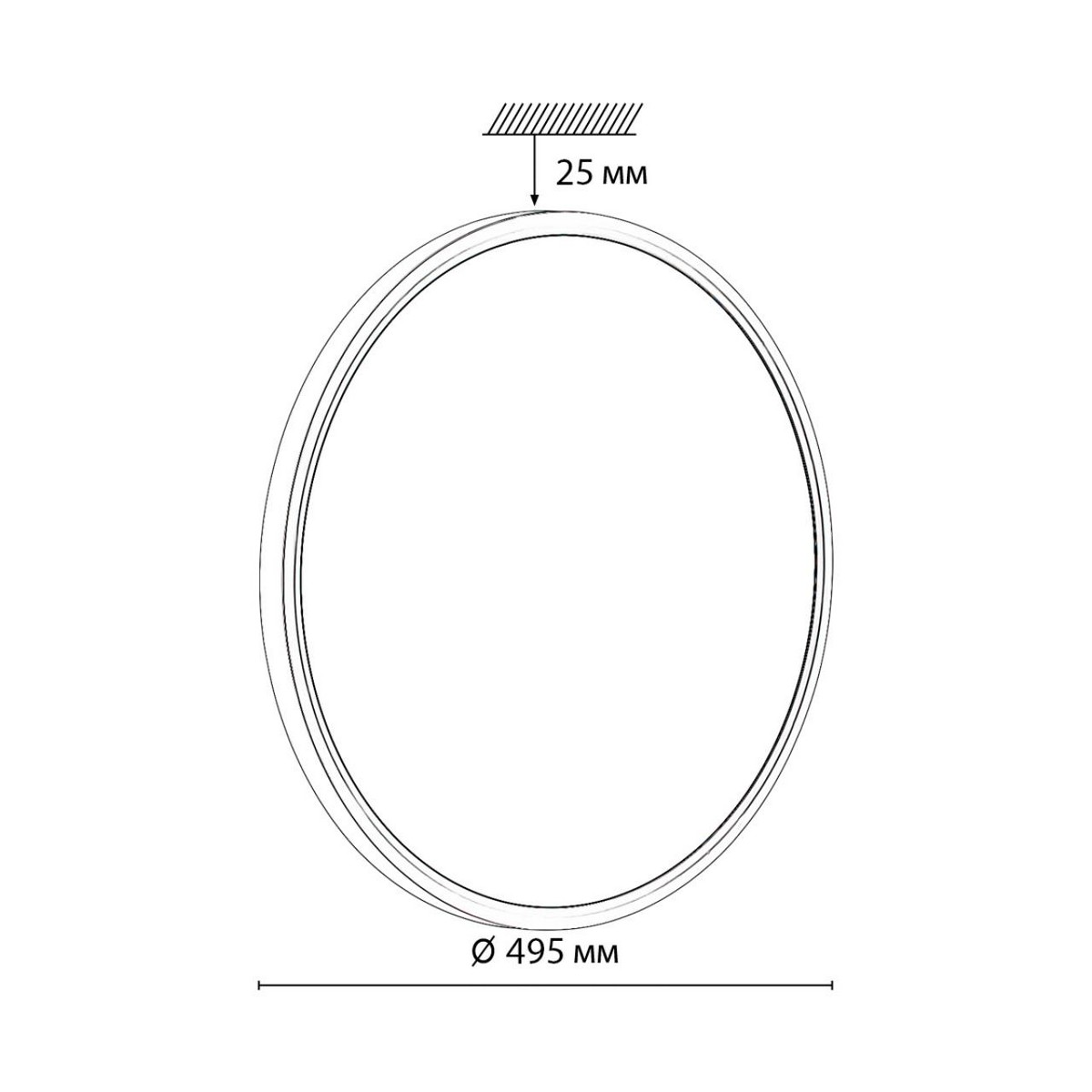 Накладные светодиодные светильники Настенно-потолочный светильник СОНЕКС 7660/40L ALFA BLACK 
