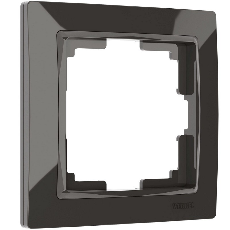 Рамки Werkel Snabb Рамка Werkel Snabb на 1 пост (серо-коричневый basic) W0012007