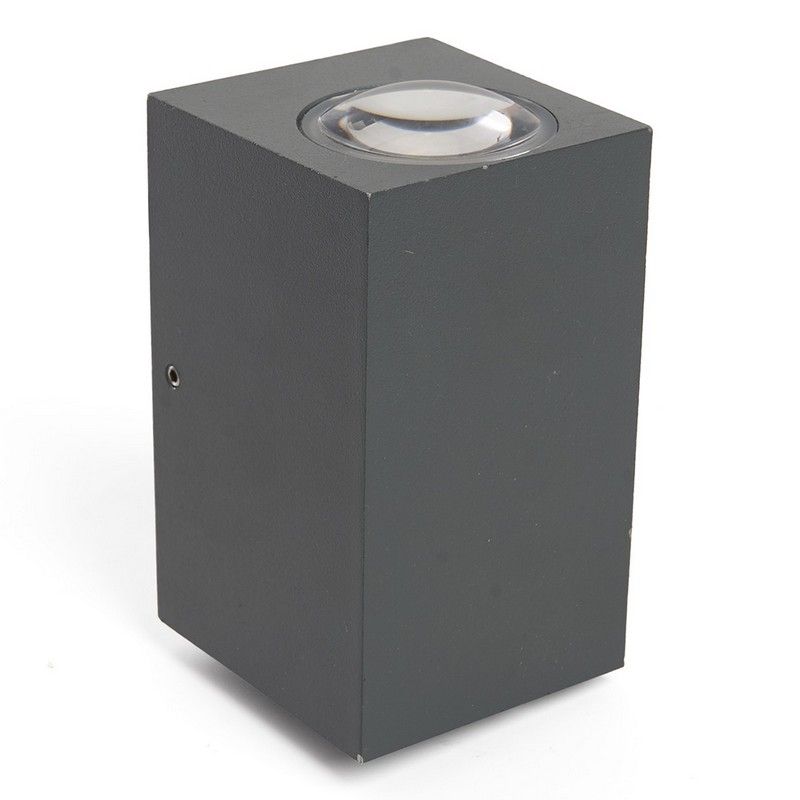 Уличные настенные светильники Светильник уличный светодиодный Feron DH055 2*5W 800Lm 3000K серый 48489 