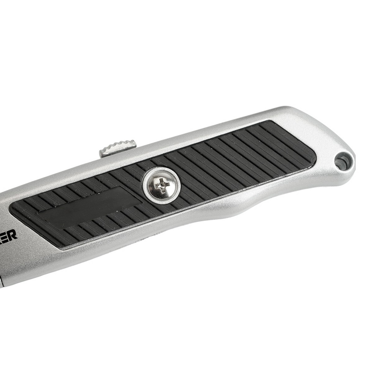 Нож строительно-монтажный с трапециевидным лезвием, 19 мм, 2 лезвия в рукоятке, GS, KMU-13-T 50200 фото