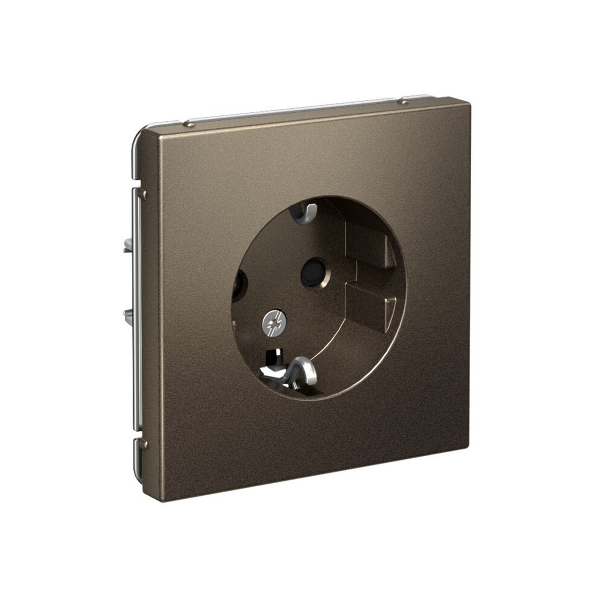 ArtGallery Мокко Розетка Systeme Electric ArtGallery Мокко с заземлением со шторками 16А GAL000645