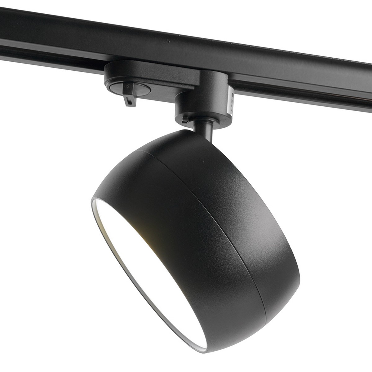 Трековые светодиодные светильники Светильник Feron AL167 трековый однофазный на шинопровод под лампу GX70 черный 48551 