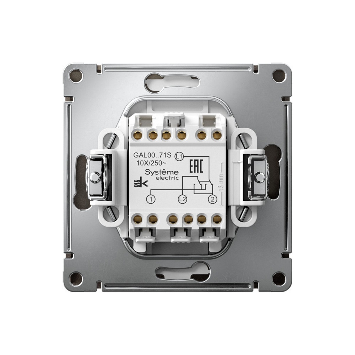 ArtGallery Мокко Переключатель SE ArtGallery Мокко перекрестный быстрозажим. клем. GAL000671S