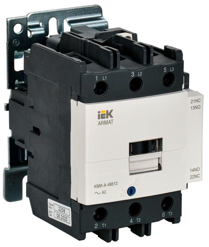 Контакторы Контактор IEK ARMAT КМИ-А-49512 LC1D 95А 36В/АС3 1НО/1НЗ AR-ACC-41-095-036-11 