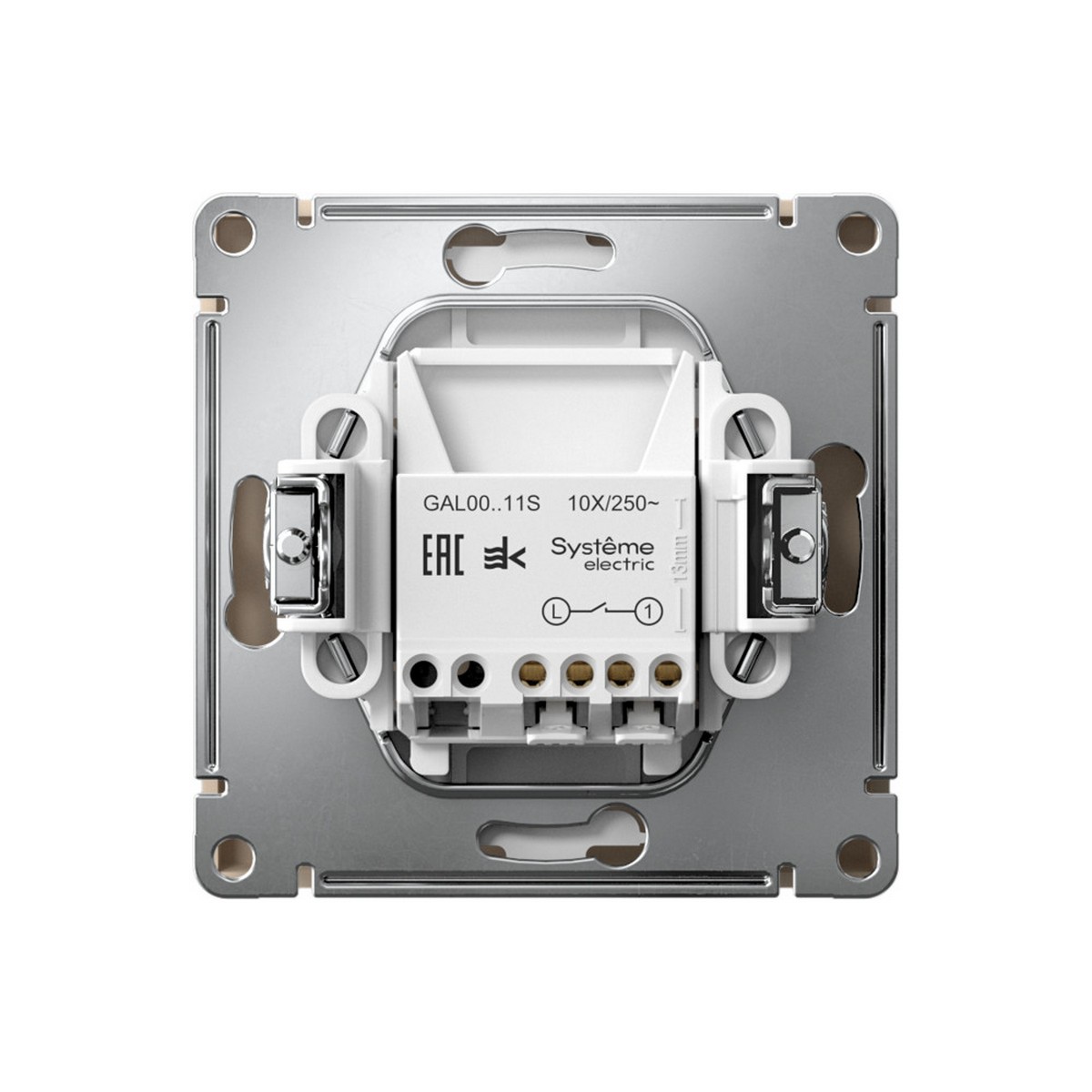 ArtGallery Песочный Выключатель SE ArtGallery Песочный 1-клавишный, быстрозажим. клем. GAL001211S