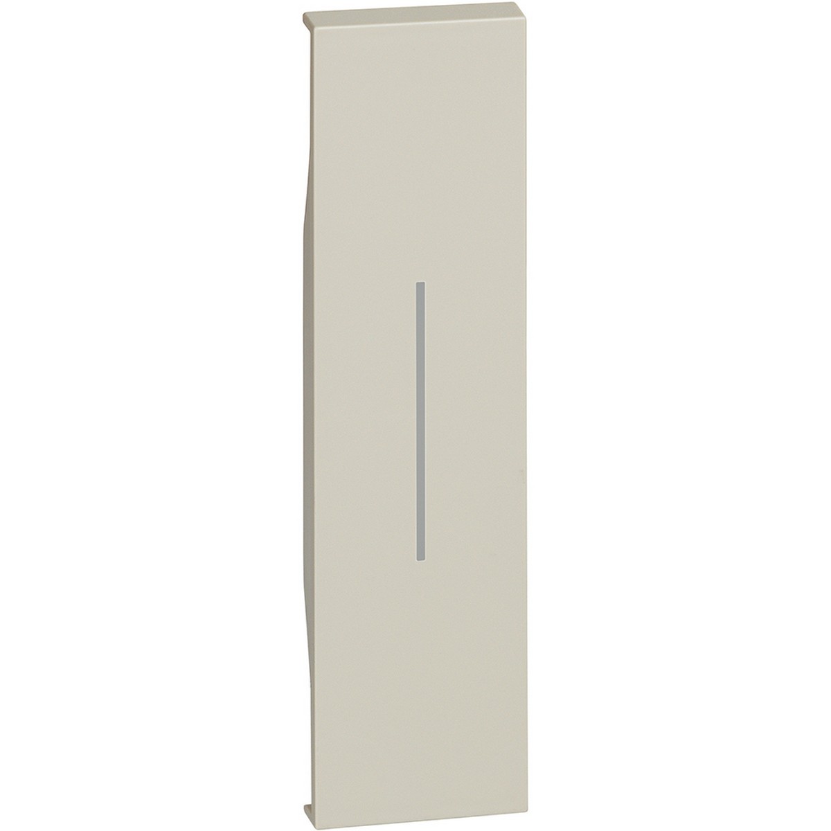 Bticino Living Now лицевые панели Песочные Лицевая панель BT Living now Песочный для выключ и переключ 1 мод KM01