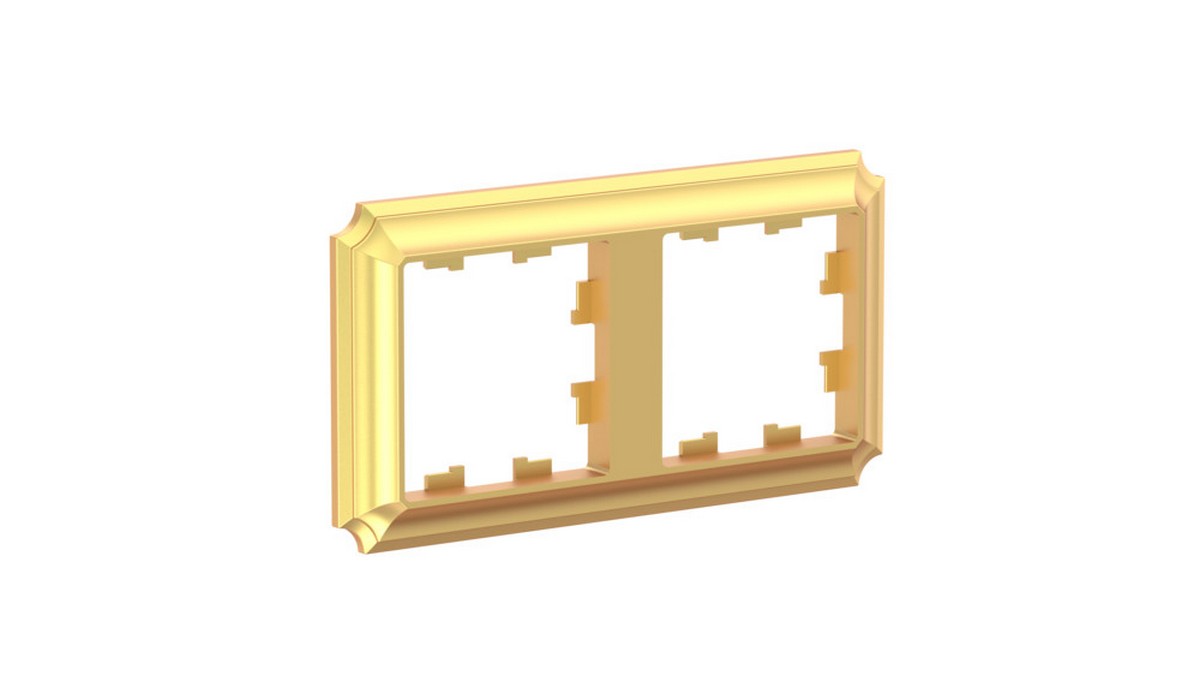 AtlasDesign Рамки Antique Рамка Systeme Electric AtlasDesign Antique Золото 2-ая, универсальная ATN101602