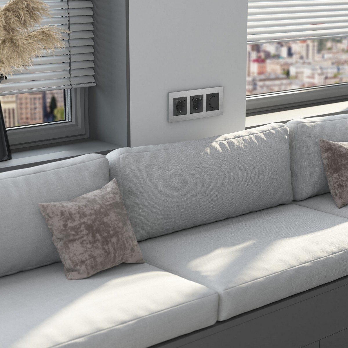 Рамки Werkel Alumax Рамка Werkel на 3 поста AluMax (алюминий) W0033506 a066326