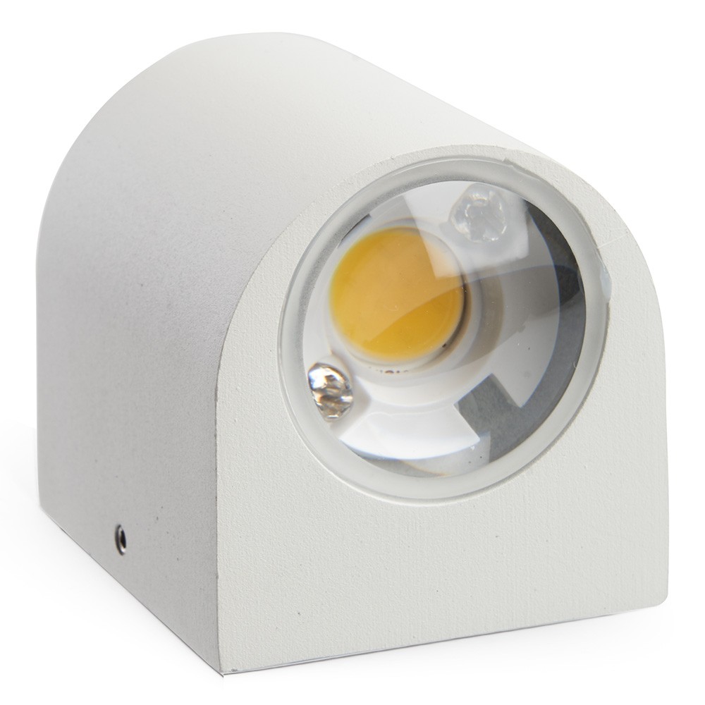 Уличные настенные светильники Светильник уличный светодиодный Feron DH052 6W 400Lm 3000K белый 48473 