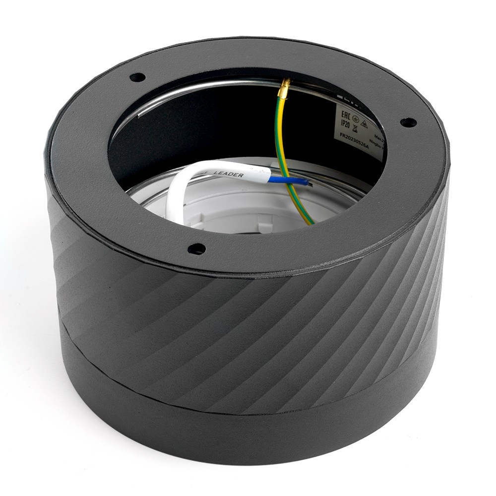 Накладные светодиодные светильники Светильник потолочный Feron HL371 25W GX70 черный 48737 