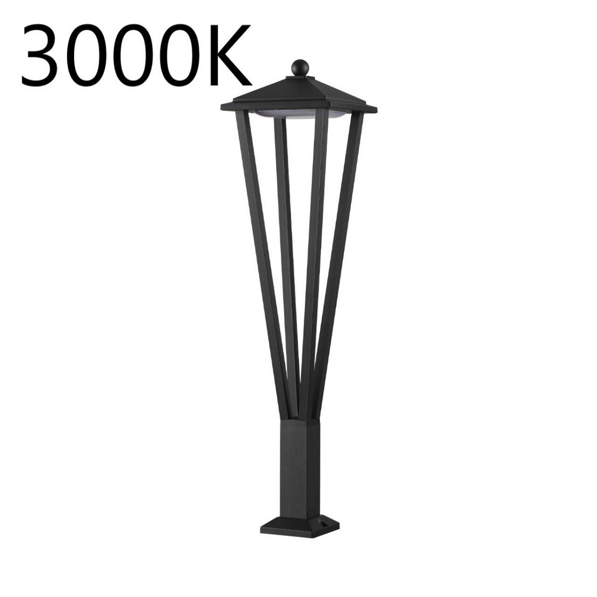 Уличные светильники столб Уличный светильник ODEON LIGHT 6655/12GL3 BEARITZ LED 