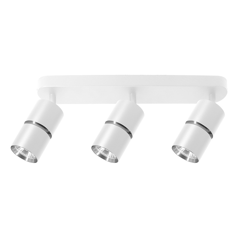 Светильники споты светодиодные Светильник спот Feron ML1863 ZEN настенно-потолочный GU10 белый хром 48646