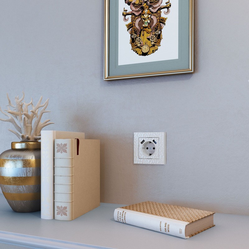 Рамки Werkel Hammer Рамка Werkel на 1 пост Hammer (белый) W0012401