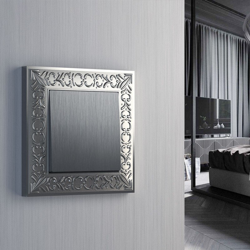 Werkel Серебряный рифленный механизмы Клавиша для выключателя перекрестного Werkel (серебряный рифленый) W1119009