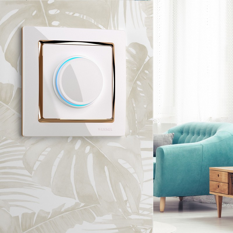 Рамки Werkel Snabb Рамка Werkel Snabb на 1 пост (белый/золото) W0011933