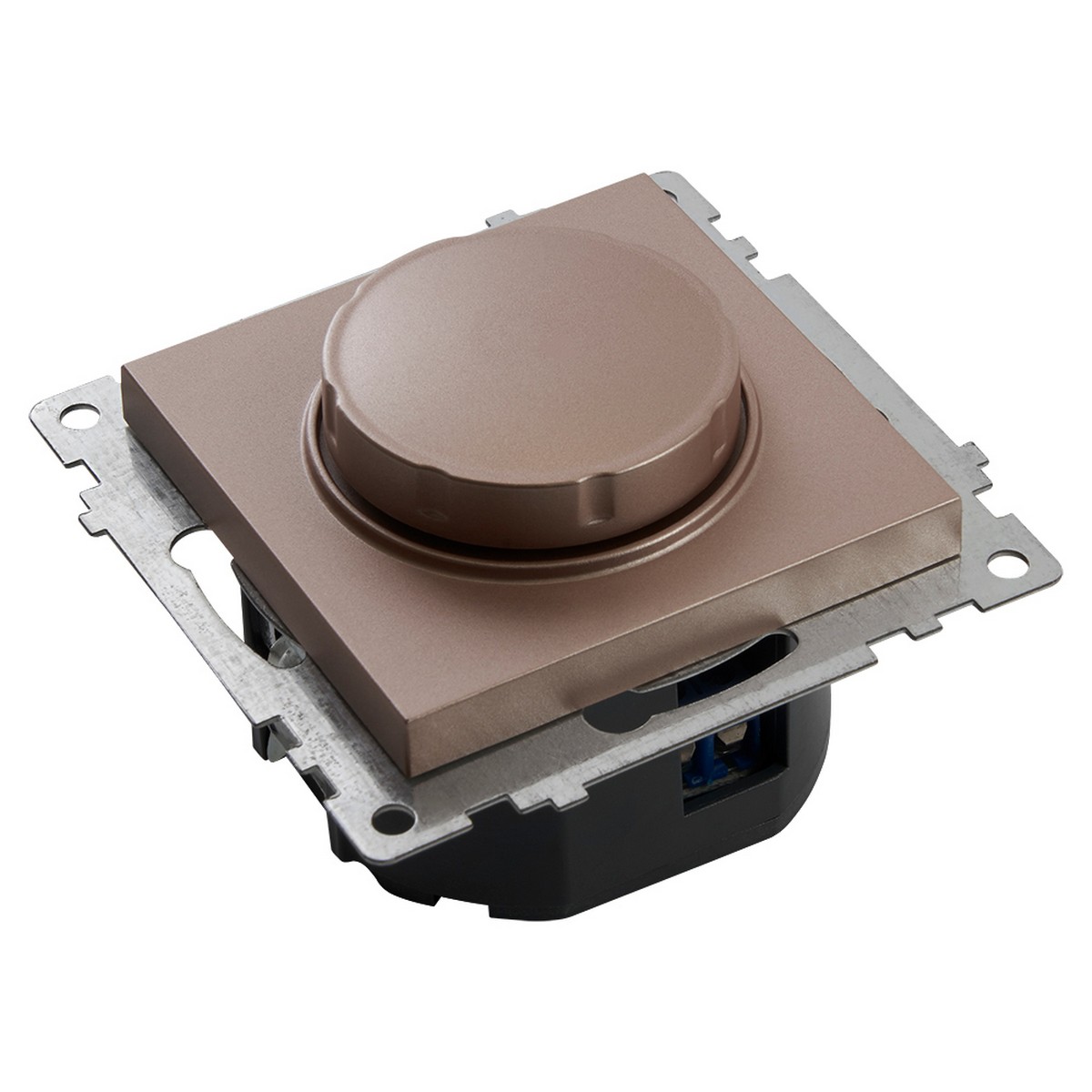 Катрин - Розетки и выключатели Stekker Выключатель диммирующий TRIAC STEKKER GLS10-7106-02 250V 500W Катрин шампань 39601