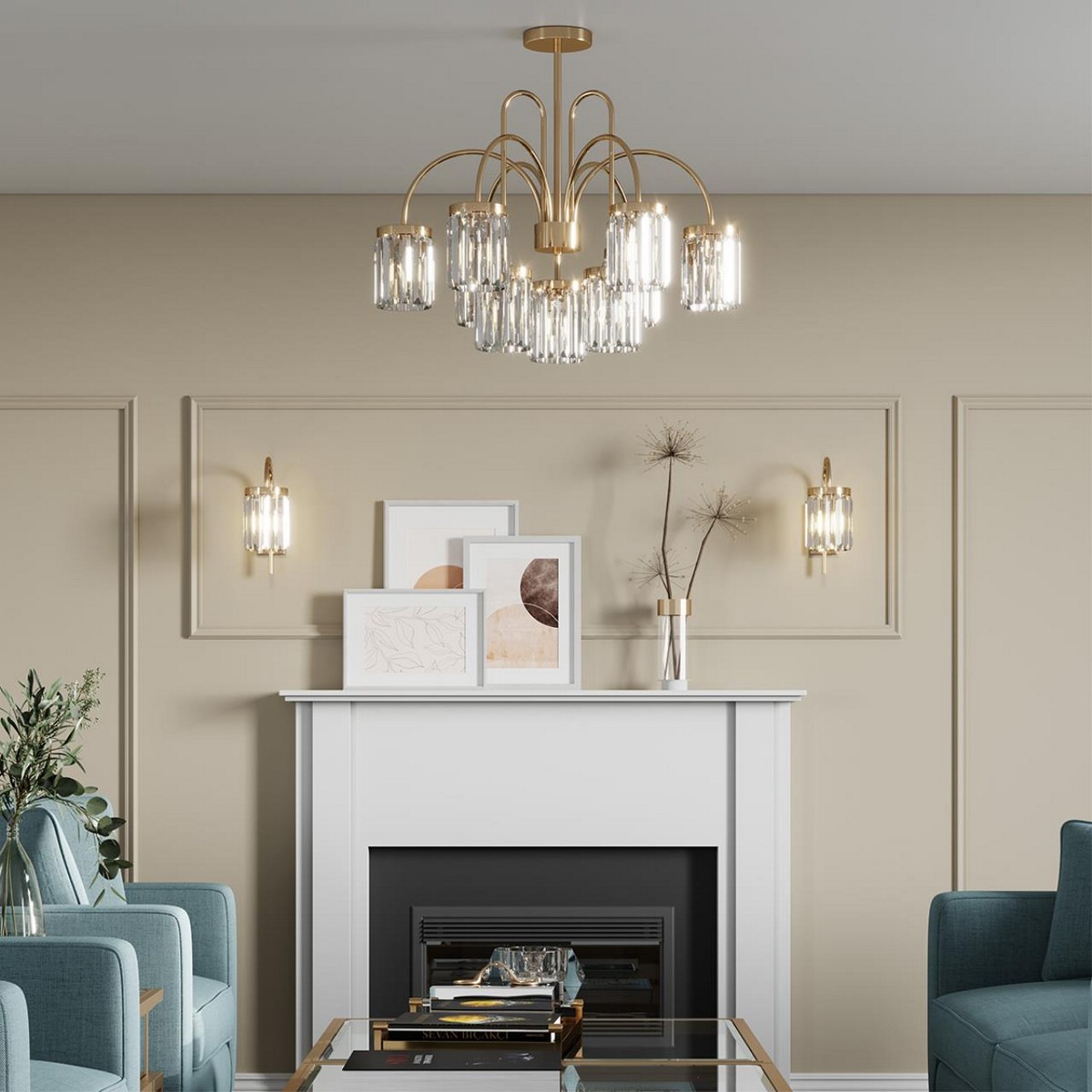 Накладные светодиодные светильники Настенный светильник ODEON LIGHT 4987/1W VASSA 