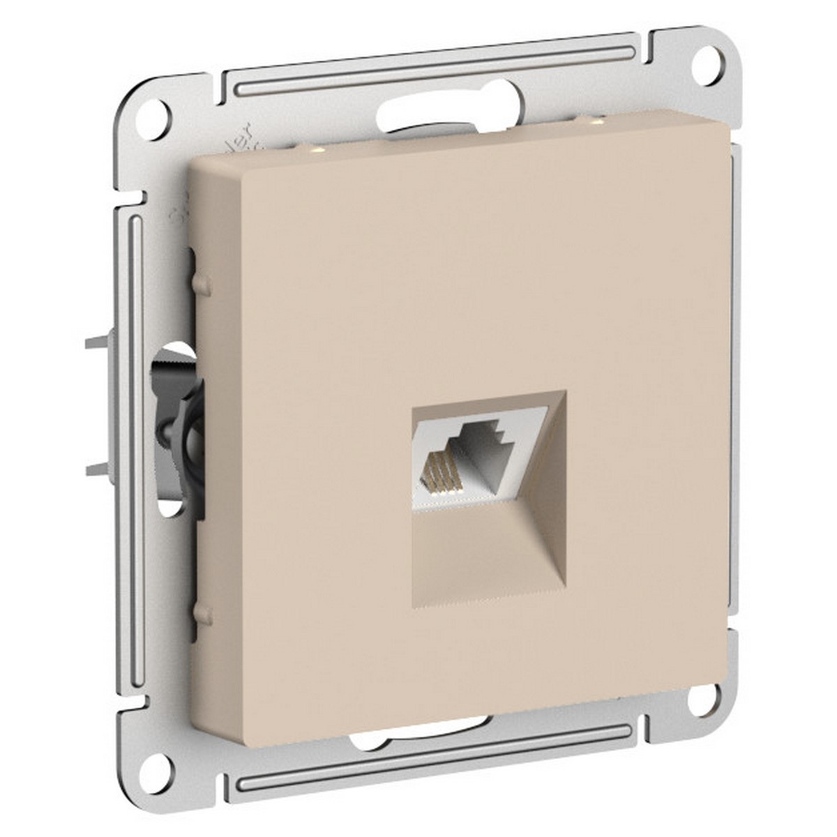 AtlasDesign Песочный Розетка Systeme Electric AtlasDesign Песочный телефонная RJ11 ATN001281