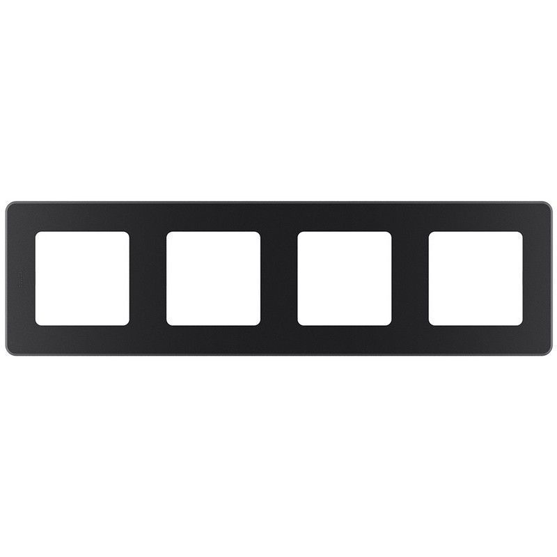 Legrand Inspiria Рамки Рамка Legrand INSPIRIA Антрацит 4 поста 673963