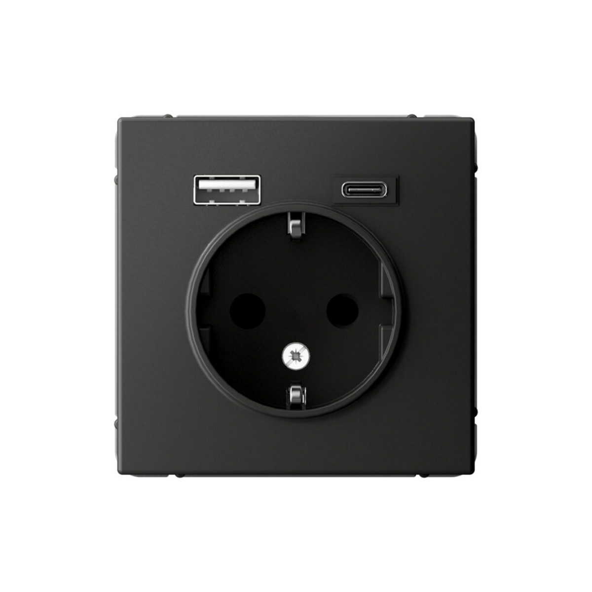 ArtGallery Базальт Розетка Systeme Electric ArtGallery Базальт 16А с 2 USB A+C 5В4А/30А 5В/15А GAL001432