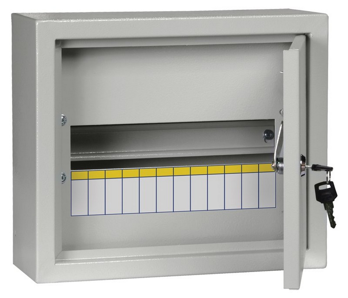 Металлические щиты и корпуса Корпус металлический IEK TITAN 3 ЩРн-12 (265х310х120мм) IP31 MKM14-N-12-31-Z 