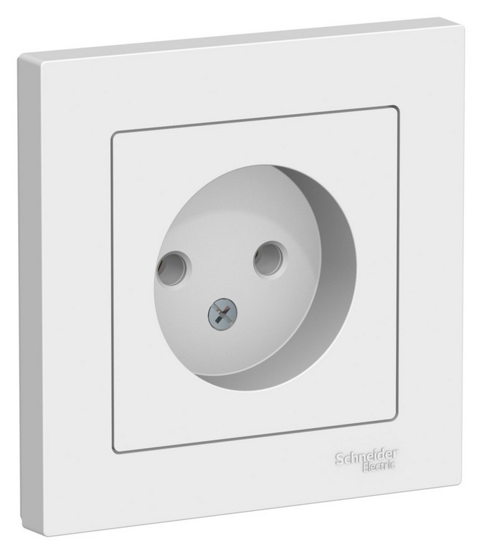 AtlasDesign Лотос Розетка Systeme Electric AtlasDesign Лотос б/з, 16А, в ATN001340