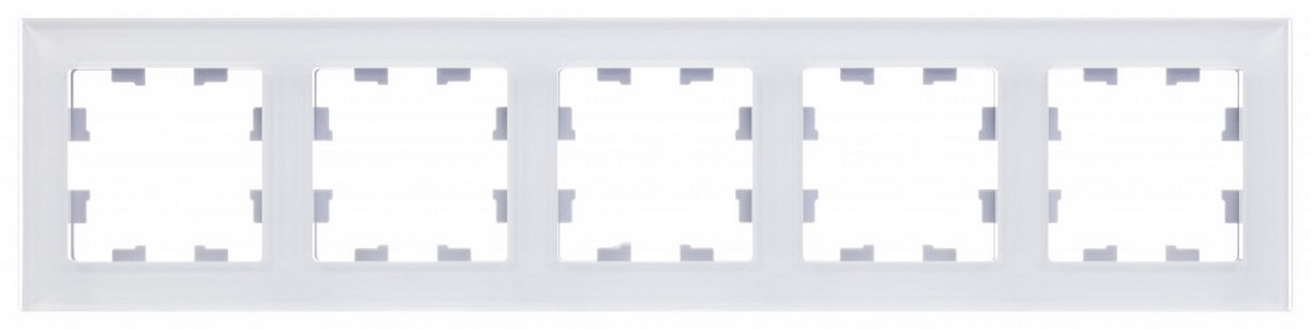 AtlasDesign Рамки Nature Рамка Systeme Electric AtlasDesign Nature Стекло Белый 5-ая универсальная ATN320105