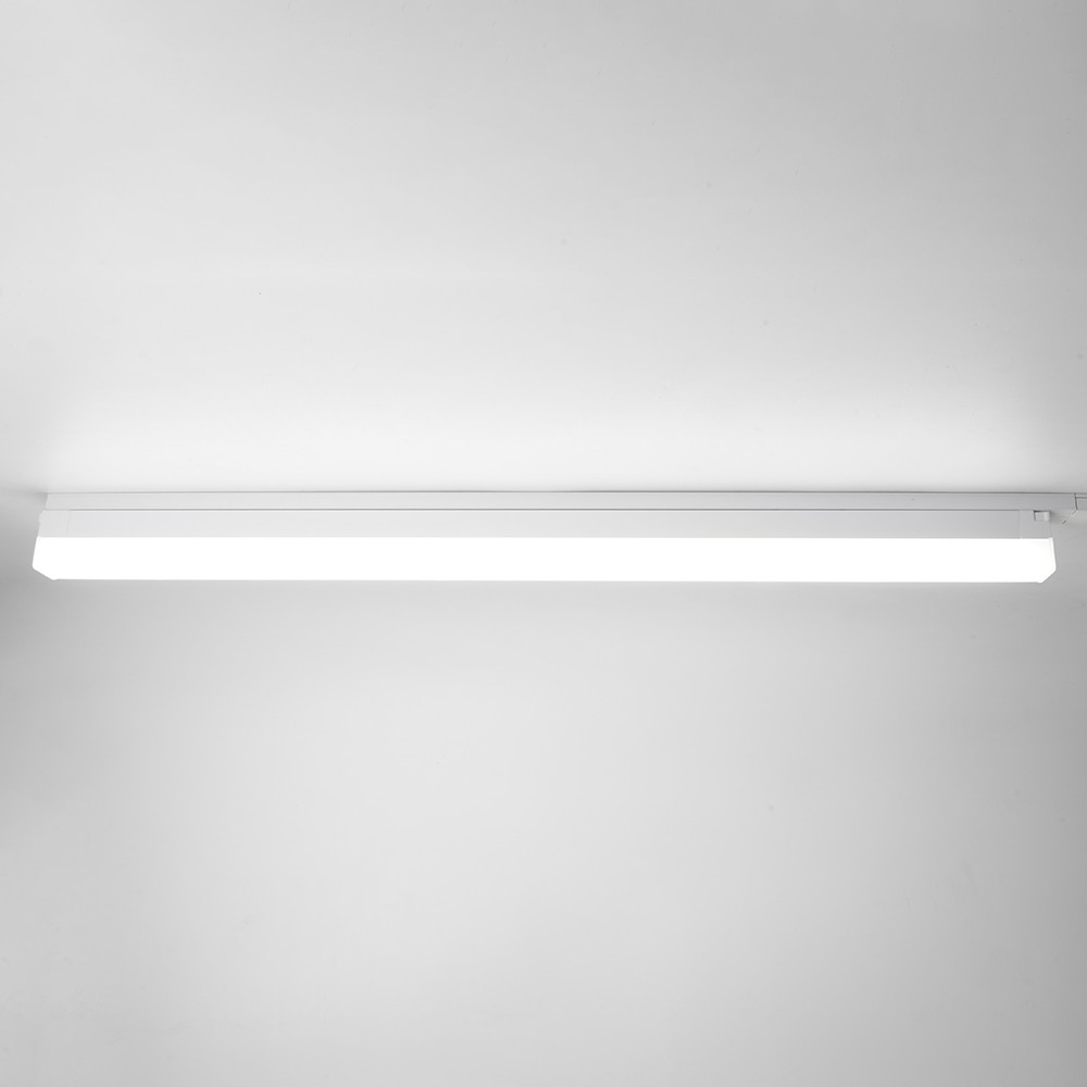 Трековые светодиодные светильники Светодиодный светильник Feron AL121 трековый однофазный на шинопровод 40W 4000K 160 градусов белый 48574 