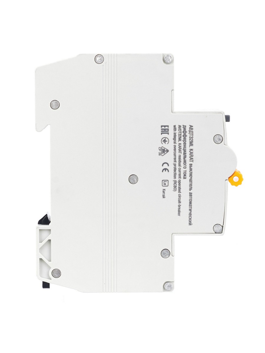 IEK Дифференциальный автоматический выключатель IEK KARAT АВДТ32ML тип A С16 30мА MVD12-1-016-C-030-A 