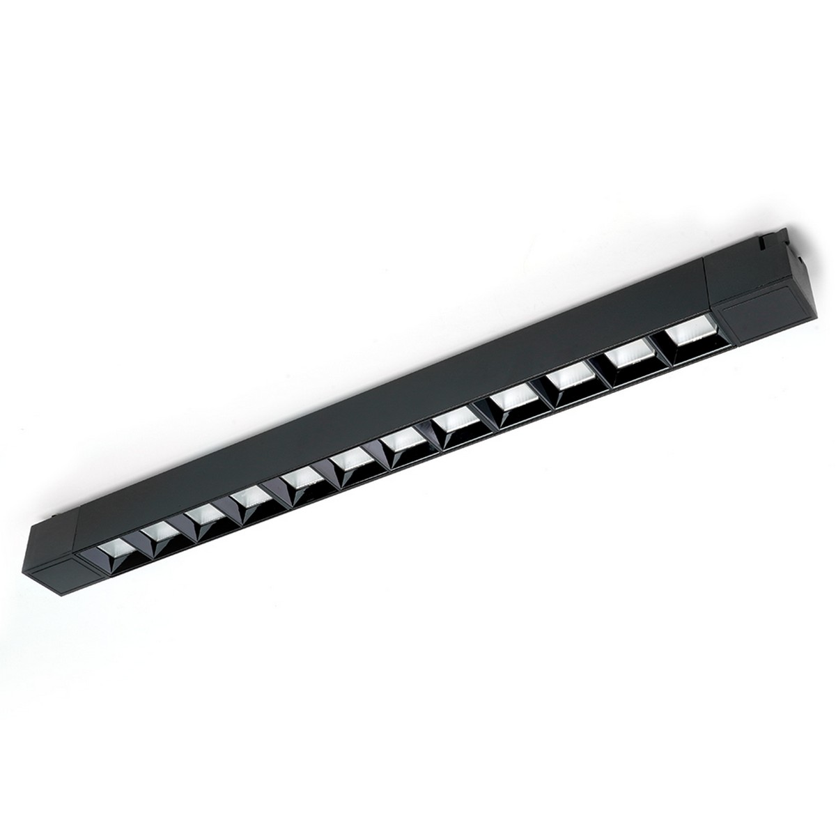 Трековые светодиодные светильники Светодиодный светильник Feron AL130 трековый однофазный 30W 4000K 60 град. черный 48374 