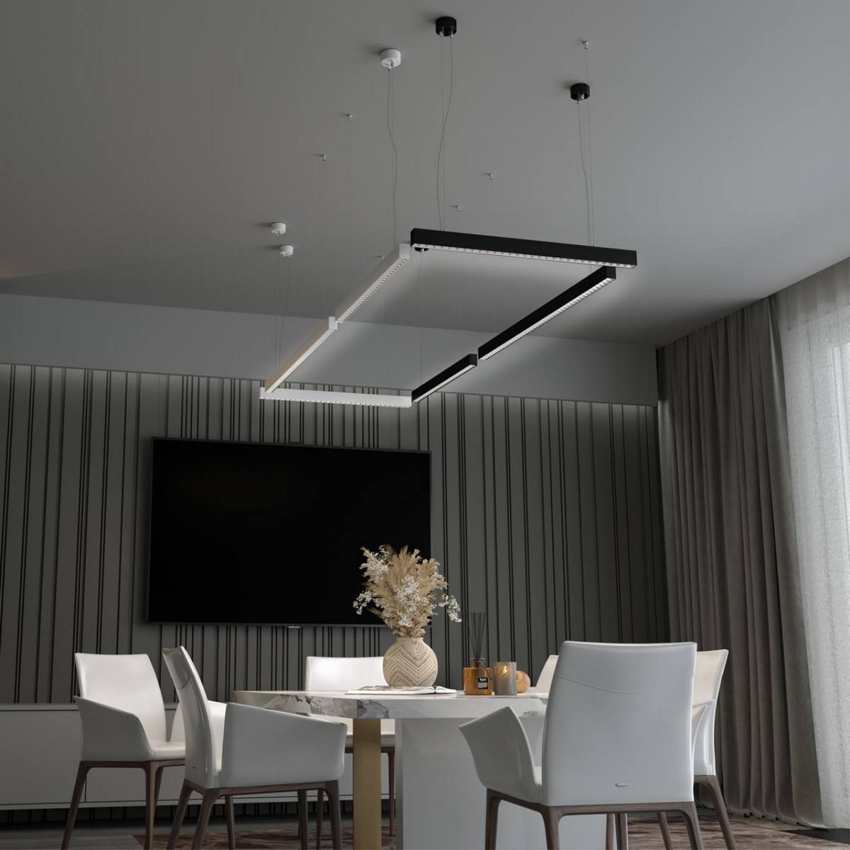 Подвесные светодиодные светильники Светильник накладной/подвесной светодиодный NOVOTECH 358873 ITER 