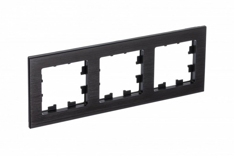 AtlasDesign Рамки Nature Рамка Systeme Electric AtlasDesign Nature Металл оникс 3-ая ATN312303