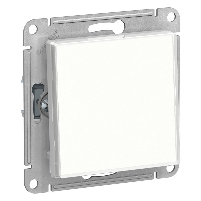 AtlasDesign Белый Выключатель 1-клавишный Systeme Electric AtlasDesign Art белый ATN200111