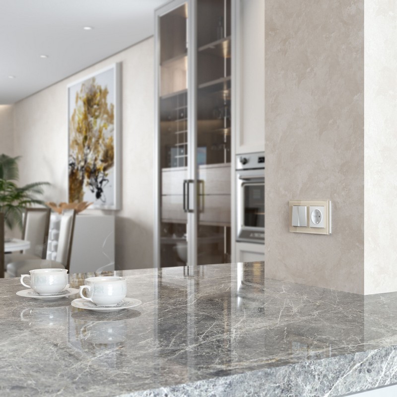 Рамки Werkel Favorit Рамка Werkel Favorit на 2 поста (молочный, стекло) W0021141