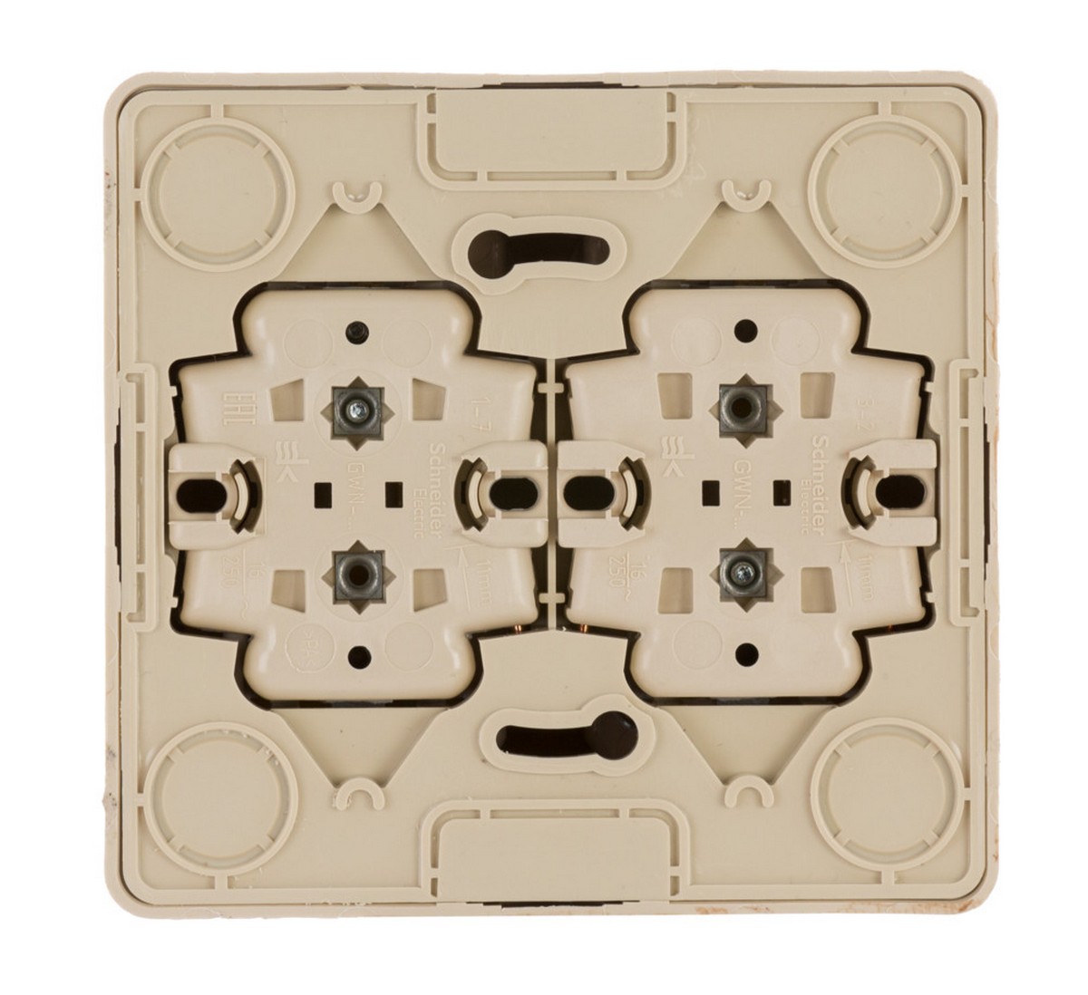 Этюд Дача Розетка 4-ая Systeme Electric Этюд наружный Дача Сосна с/з со шторками PA16-208D