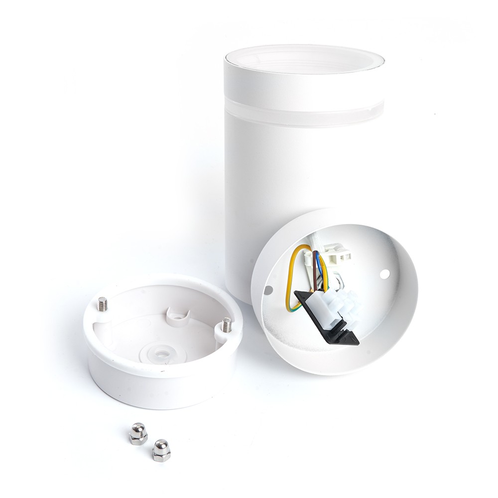 Уличные настенные светильники Светильник садово-парковый Feron DH1001 на стену  GX53 230V белый 48315 