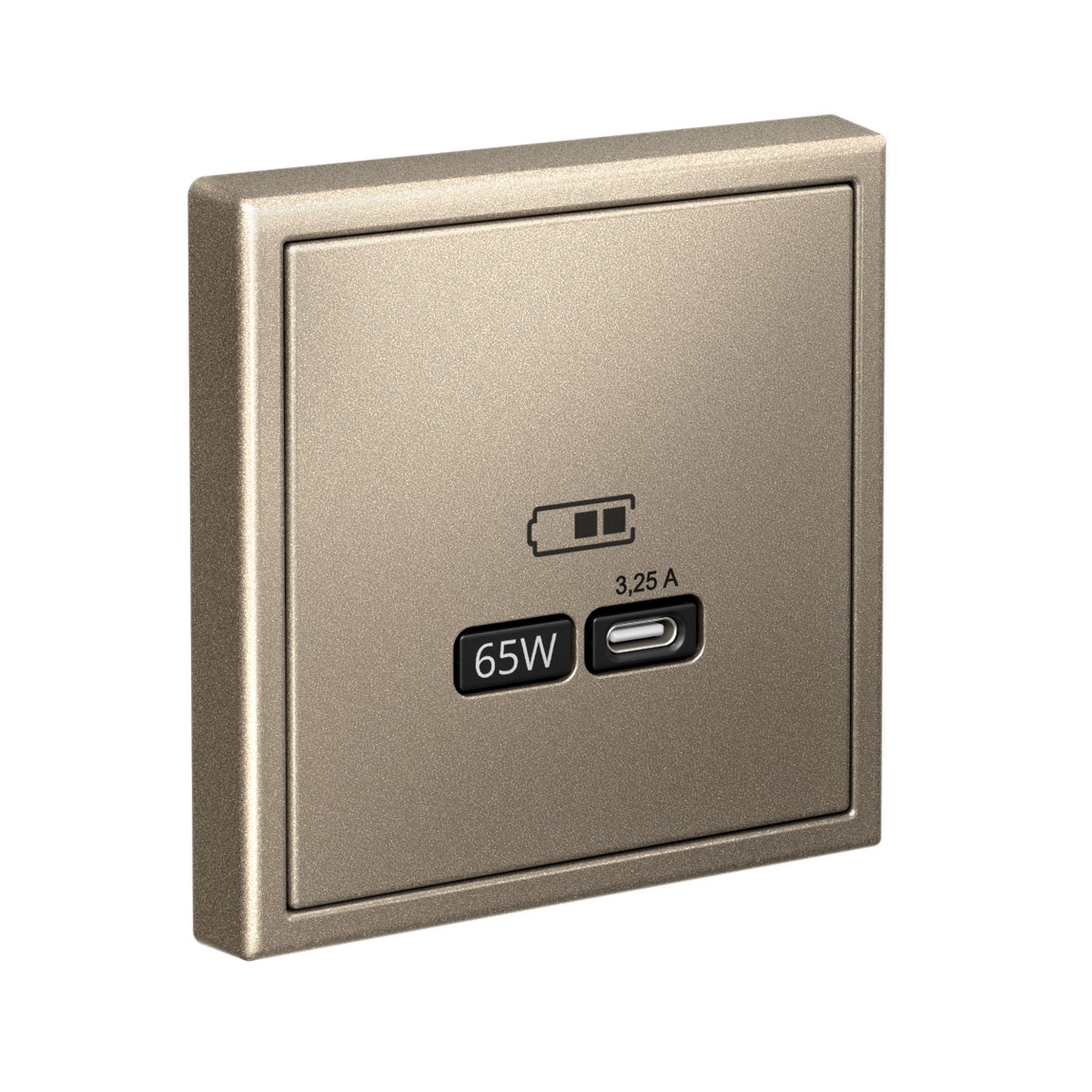 ArtGallery Шампань USB Розетка Systeme Electric ArtGallery Шампань тип-С 65Вт высокоскор.заряд. QC PD GAL000527