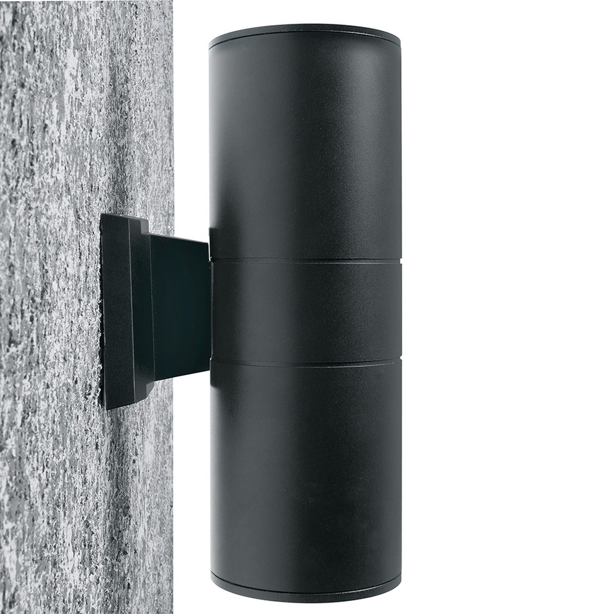 Уличные настенные светильники Светильник уличный светодиодный Feron DH0708 2*15W 2400Lm 4000K черный 11665 