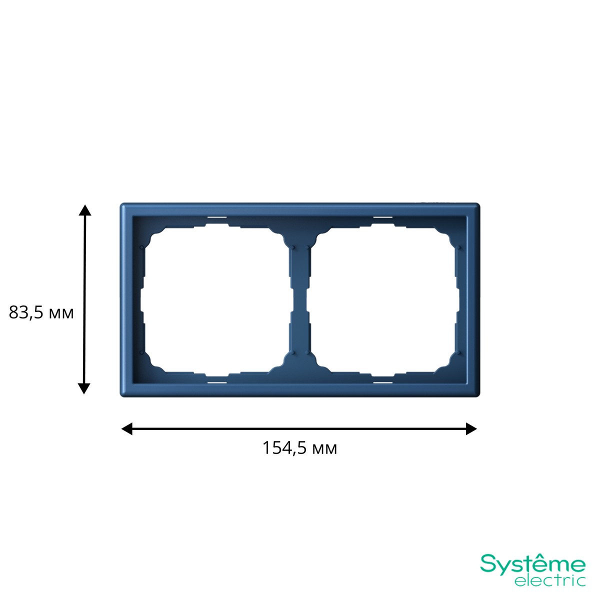 ArtGallery Аквамарин Рамка Systeme Electric ArtGallery Аквамарин 2-ая универсальная GAL001102