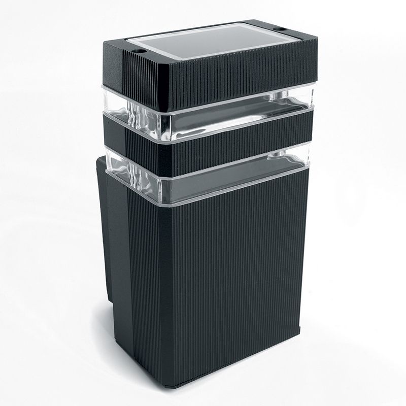 Уличные настенные светильники Светильник садово-парковый Feron DH0806 на стену вверх  E27 230V черный 41153 